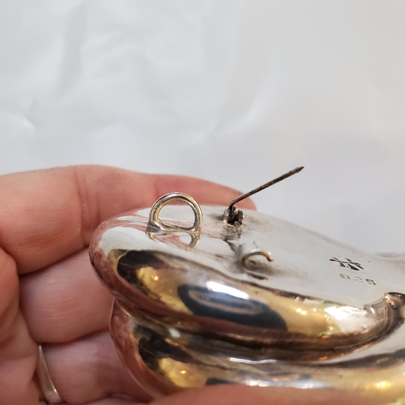 Vintage sterling silver pin-signed - Picture 9 of 10